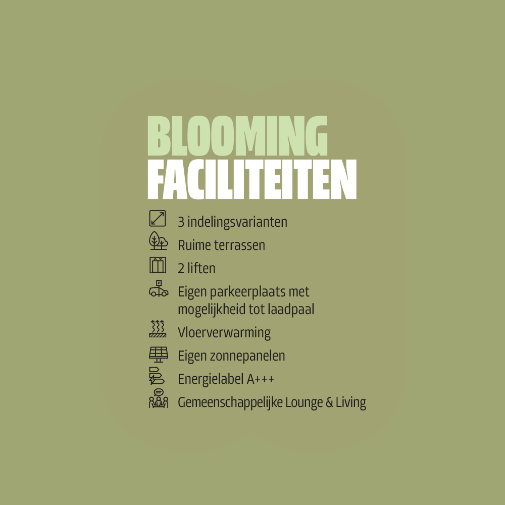 Blooming faciliteiten